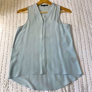 Tibi Sleeveless Silk Blouse